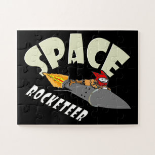 Puzzle Voyage spatial d'un rocketeer