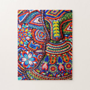 Puzzle Voyage tribal maya mexicain de Boho d'art d'Oaxaca