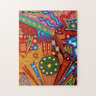 Puzzle Voyage tribal maya mexicain de Boho d'art d'Oaxaca