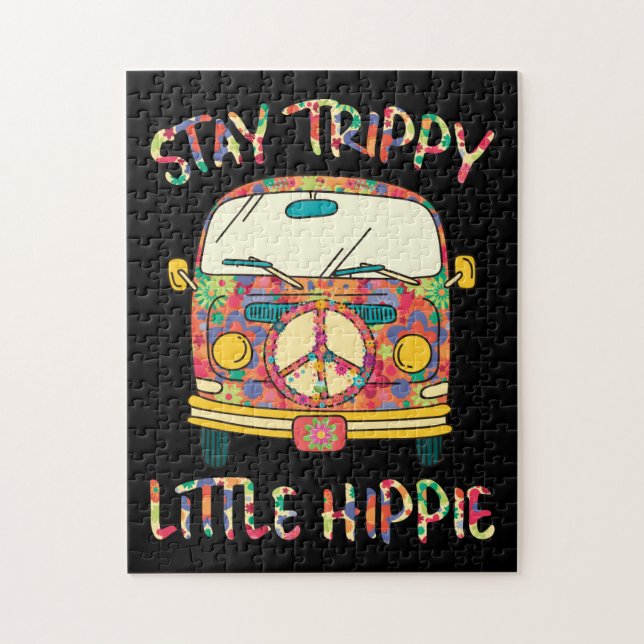 Puzzle Voyage Trippy Petit hippie Vintage (Vertical)