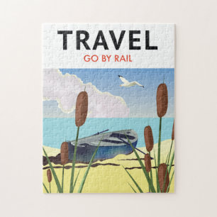 Puzzle Voyager en train
