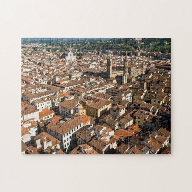 Puzzle Vue aérienne de Florence - Toscane, Italie (Horizontal)