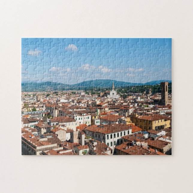 Puzzle Vue aérienne de Florence - Toscane, Italie (Horizontal)