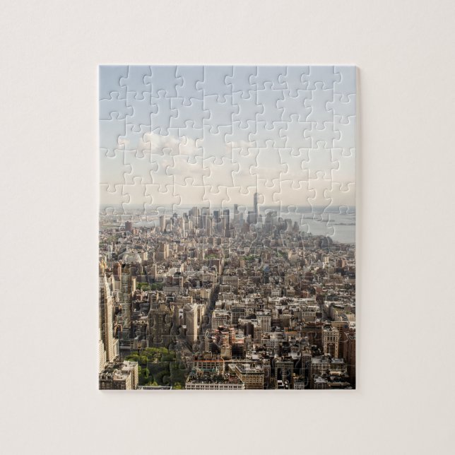 Puzzle Vue aérienne de Manhattan New York (Vertical)