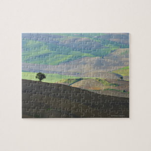 Puzzle Vue aérienne de paysage rural près de Ronda,