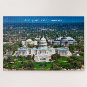 Puzzle Vue aérienne patriotique de Washington DC, États