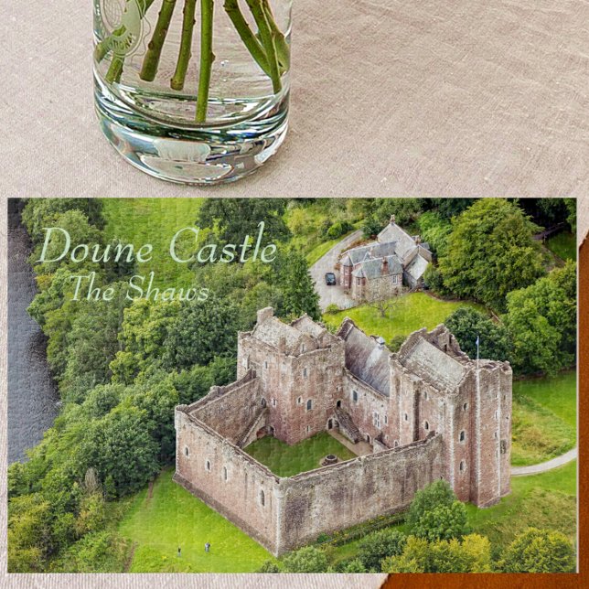 Puzzle Vue aérienne Shaw Scottish Clan's Doune Castle (Créateur téléchargé)
