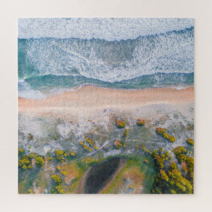 Puzzle Vue aérienne sur la plage