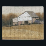 Puzzle Vue blanche de grange<br><div class="desc">Vue blanche I de grange par Tim OToole. Comporte une belle grange blanche nichée parmi des arbres dans la campagne.</div>