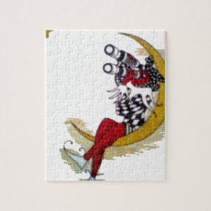 Puzzle Vue cosmique : Elfe sur la lune aventure