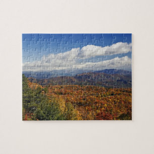 Puzzle Vue d'automne sur les montagnes du sud des Appalac