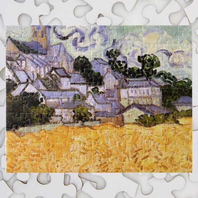 Puzzle Vue d'Auvers avec l'église par Vincent van Gogh (Créateur téléchargé)