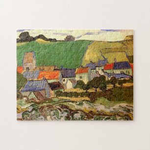 Puzzle Vue d'Auvers Vincent van Gogh.