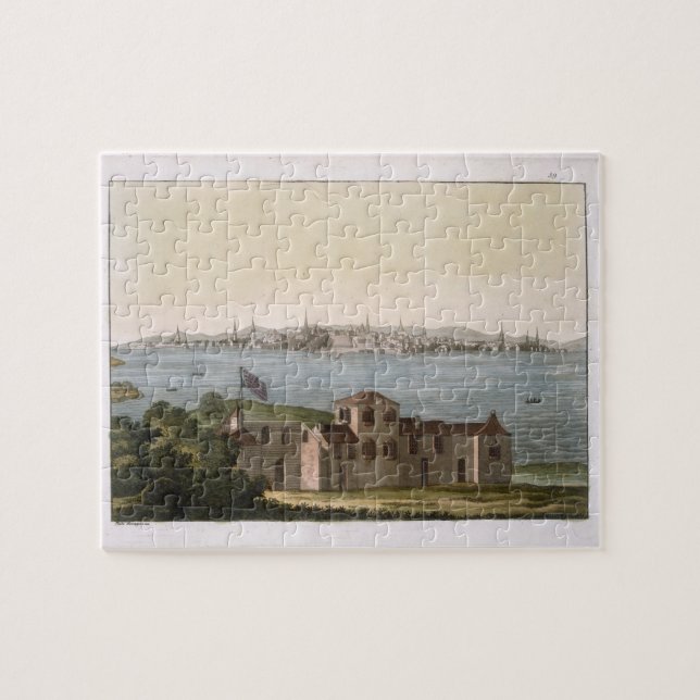 Puzzle Vue de Boston, de 'Le Costume Ancien et Moderne (Horizontal)