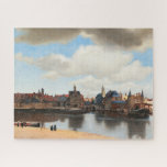 Puzzle Vue de Delft par Johannes Vermeer<br><div class="desc">Johannes Vermeer - Vue de Delft,  1660-1661. Johannes Vermeer était un peintre hollandais de l'époque baroque qui se spécialisait dans les scènes intérieures intérieures de la vie de classe moyenne.</div>
