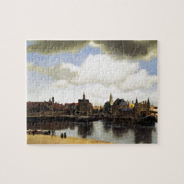 Puzzle Vue de Delft par Johannes Vermeer (Horizontal)