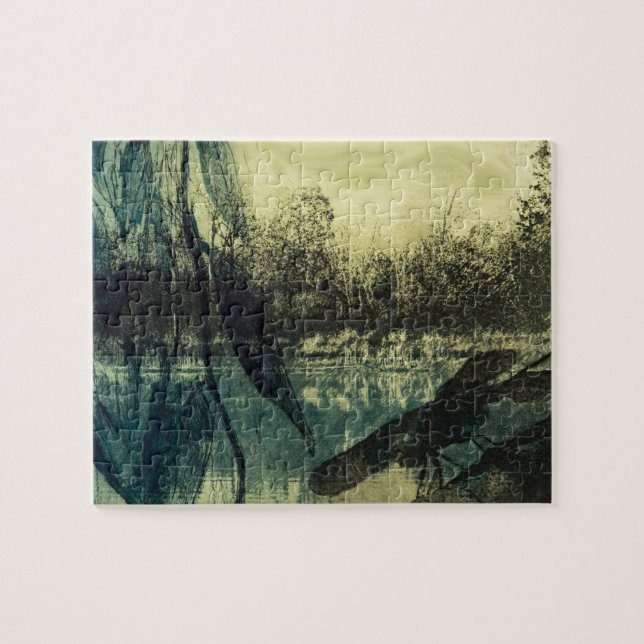 Puzzle Vue de la banque (Horizontal)