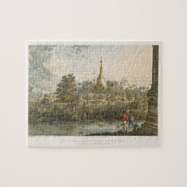 Puzzle Vue de la grande pagoda de Dagon à Rangoon de (Horizontal)