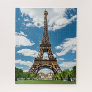 Puzzle Vue de la Tour Eiffel depuis le parc public Champ