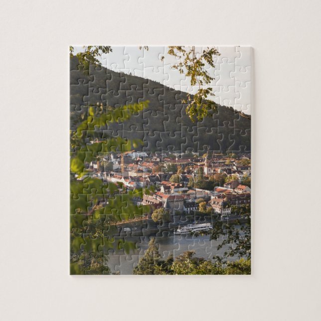 Puzzle Vue de la vieille ville de Heidelberg (Vertical)