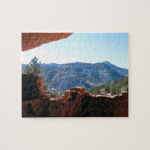 Puzzle Vue de Moutain des logements de falaise de Manitou