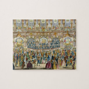 Puzzle Vue de perspective de la salle de bal, construite