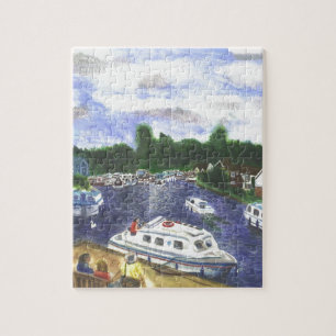 Puzzle Vue de pont Norfolk Broads de Wroxham