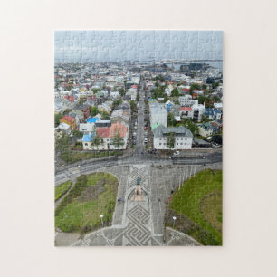 Puzzle Vue de Reykjavik, Islande depuis Hallgrimskirkja