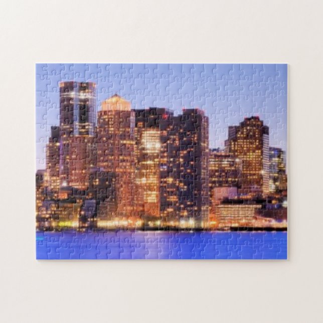 Puzzle Vue de secteur financier de Boston du centre (Horizontal)