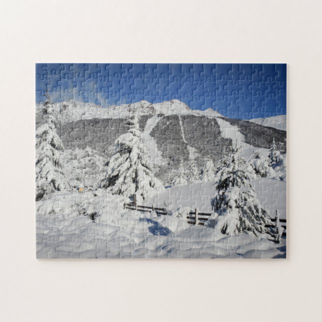 Puzzle Vue de station de sports d'hiver de Catedral dans (Horizontal)