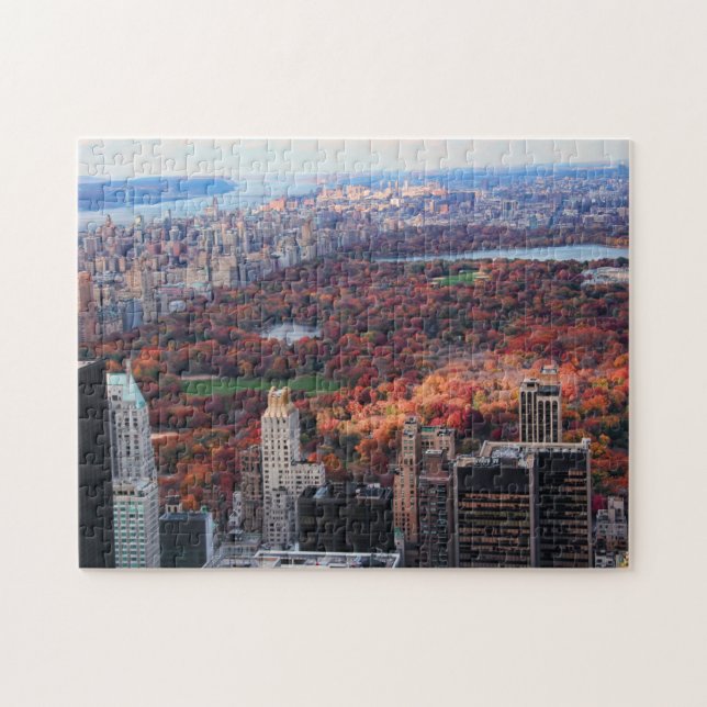 Puzzle Vue d'en haut : Automne à Central Park 01 (Horizontal)
