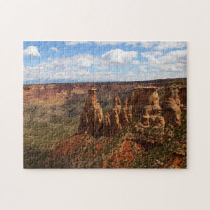 Puzzle Vue depuis le sentier Canyon Rim à Colorado Monume