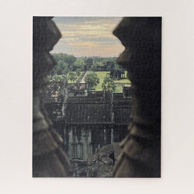 Puzzle Vue depuis le sommet du temple d'Angkor Vat (Vertical)