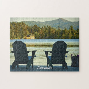 Puzzle Vue depuis les chaises Adirondack dans les Adirond