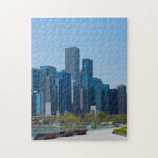 Puzzle Vue depuis Navy Pier (Vertical)