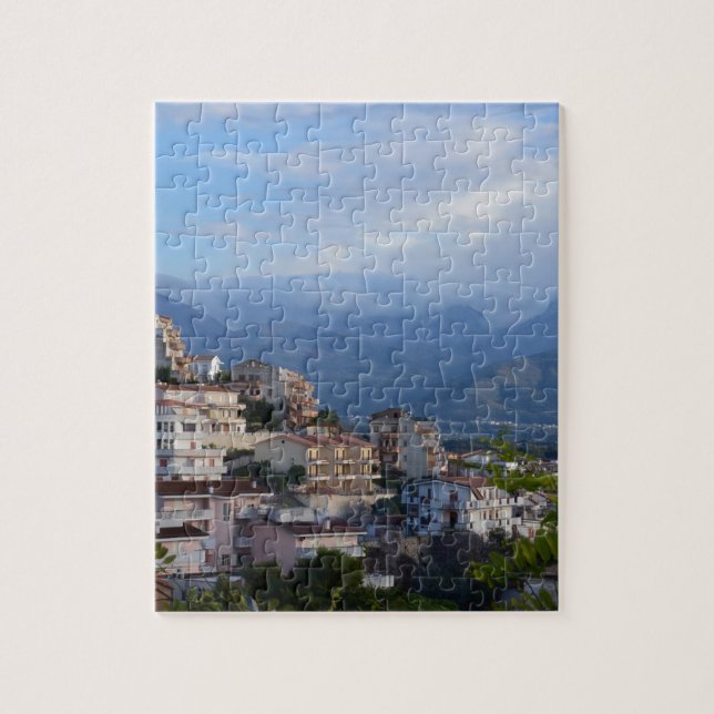 Puzzle Vue Depuis Une Ville Calabraise (Vertical)