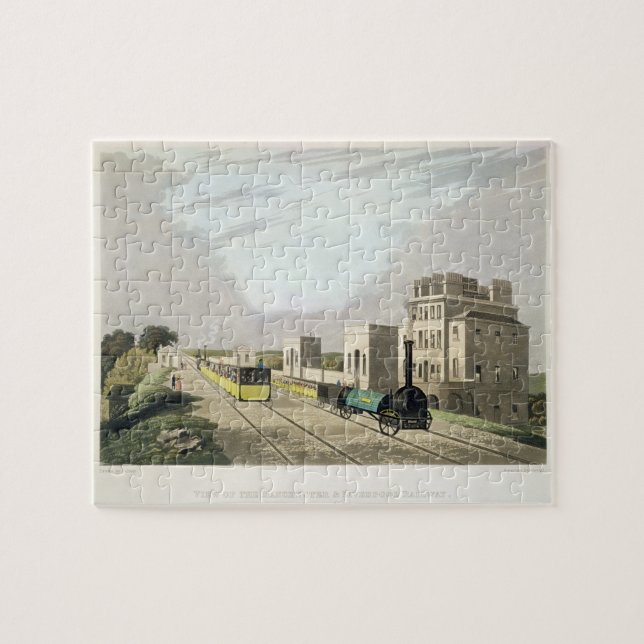 Puzzle Vue du chemin de fer de Manchester et de (Horizontal)