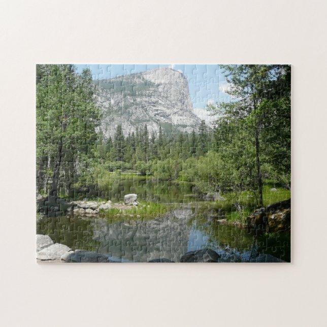 Puzzle Vue du lac Miroir dans le parc national de Yosemit (Horizontal)