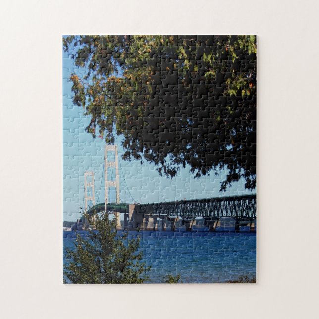 Puzzle Vue du pont Mackinaw (Vertical)