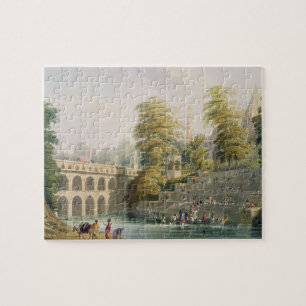 Puzzle Vue du pont près de Baroda dans Guzerat, de Vo