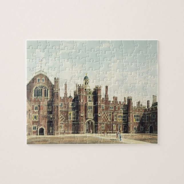 Puzzle Vue du quadrilatère au palais de Hampton Court (Horizontal)