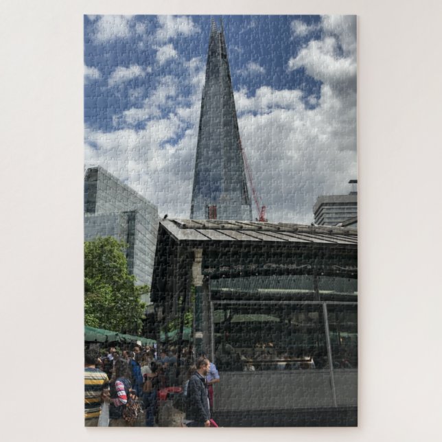 Puzzle Vue du Shard, Borough Market, Londres Royaume-Uni (Vertical)