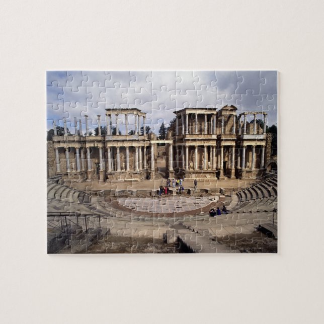 Puzzle Vue du théâtre, commencée 24 AVANT JÉSUS CHRIST (Horizontal)