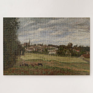 Puzzle Vue du village de Marly-le-Roi (1870) 