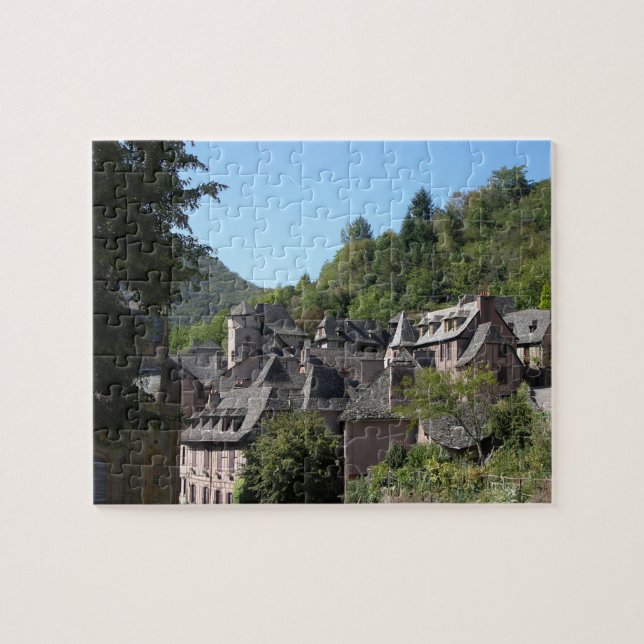 Puzzle Vue du village médiéval (photo) (Horizontal)