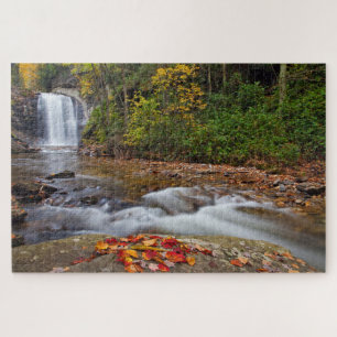 Puzzle Vue Glass Falls Pisgah Forêt nationale