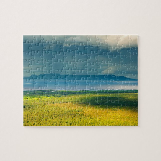 Puzzle Vue morose du géant endormi du lac Supérieur (Horizontal)