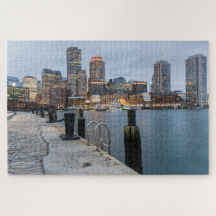Puzzle Vue nocturne de Boston