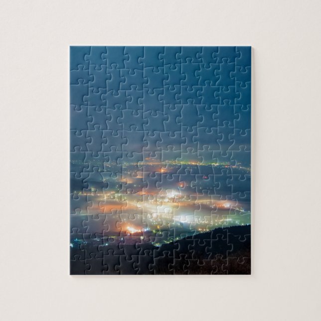 Puzzle Vue Nocturne Mer Nocturne Des Nuages Japon Kumamot (Vertical)