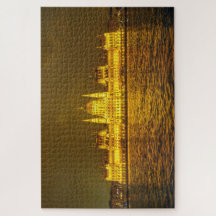 Vue nocturne, Parlement hongrois, Budapest Hongrie